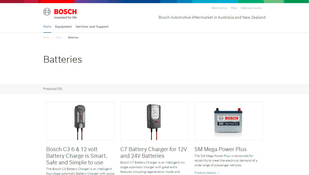 Bosch top Car Battery Brands