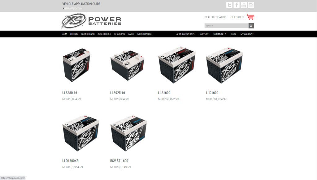 XS-Power Batteries 
