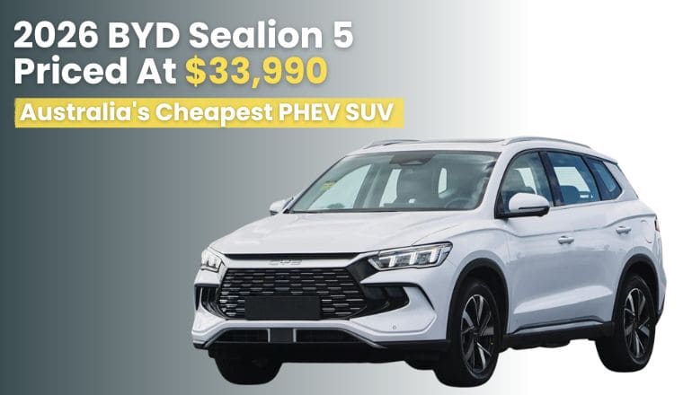 2026 BYD Sealion 5 Priced At $33,990 | Australia’s Cheapest PHEV SUV
