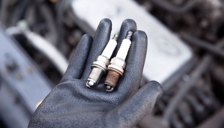 worn spark plugs